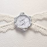 "Framed Flourised Monogram- Customizable Fine Art Hand-crafted Wax Seals- Set of 25" - Wax Seals in clear by Inkspiringletters