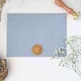 "Butterfly Wreath- Customizable Color- Set of 25 Hand-crafted Wax Seals" - Wax Seals in multicolor by Inkspiringletters