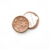 "Stars Wax Seal in Rose Gold Pack of 10" - Wax Seals in gold by Abby Choi