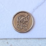 "Santa Paws- Customizable Color- Set of 25 Hand-crafted Wax Seals" - Wax Seals in multicolor by Inkspiringletters