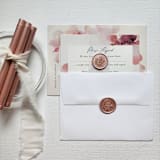 "Customizable Color Rosemary Self-adhesive Wax Seals, Set of 5" - Wax Seals in multicolorassorted-colors by MC silverlinings