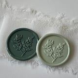 "Eucalyptus Leaf Wax Seals (set of 10)" - Wax Seals in multicolorassorted-colors by Vee