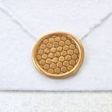 "Honeycomb- Honey Color- Set of 25 Hand-crafted Wax Seals" - Wax Seals in multicolor by Inkspiringletters