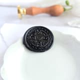 "Poker Chip- Customizable Color- Set of 25  Hand-crafted Wax Seals" - Wax Seals in multicolor by Inkspiringletters