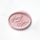 "Happily Ever After Wax Seals in Blush Pack of 10" - Wax Seals in pink by Abby Choi