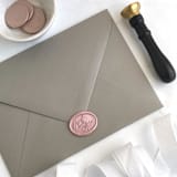 "Happily Ever After Wax Seals in Blush Pack of 10" - Wax Seals in pink by Abby Choi