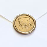 "Pitbull- Customizable Color- Hand-Crafted Wax Seals- Set of 25" - Wax Seals in multicolor by Inkspiringletters