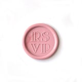 "RSVP Wax Seal in Dusty Rose Pack of 10" - Wax Seals in pink by Abby Choi