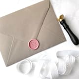 "RSVP Wax Seal in Dusty Rose Pack of 10" - Wax Seals in pink by Abby Choi