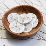 "Purple and White Vellum Wax Seals | Set of 25" - Wax Seals in multicolor by Clove and Cedar Design