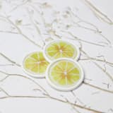 "Lemon Wax Seals | Set of 25" - Wax Seals in yellow by Clove and Cedar Design
