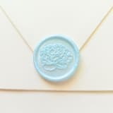 "Peony Bloom- Customizable Color- Set of 25 Hand-crafted Wax Seals" - Wax Seals in multicolor by Inkspiringletters
