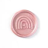 "Rainbow Wax Seal in Blush Pack of 10" - Wax Seals in pink by Abby Choi