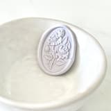 "Oval Rose with Thorns Wax Seals  Pack of 10, Customizable Color" - Wax Seals in multicolorassorted-colors by Abby Choi