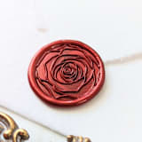 "Rose Garden- Customizable Color- Set of 25 Hand-crafted Wax Seals" - Wax Seals in multicolor by Inkspiringletters