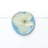 "White Hydrangea Wax Seal in Dusty Blue | Pack of 10" - Wax Seals in blue by Caitlin Home