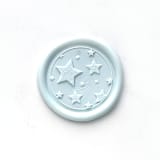 "Stars Wax Seal in Baby Blue Pack of 10" - Wax Seals in blue by Abby Choi