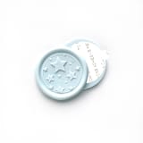"Stars Wax Seal in Baby Blue Pack of 10" - Wax Seals in blue by Abby Choi