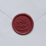 "Customizable Color With Love Cursive Self-adhesive Wax Seals, Set of 5" - Wax Seals in multicolorassorted-colors by MC silverlinings