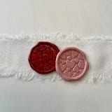 "3D Hearts Valentine Wax Seals (Set of 10)" - Wax Seals in multicolorassorted-colors by Vee