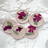 "Magenta Verbena Wax Seal in Pink | Pack of 10" - Wax Seals in pink by Caitlin Home