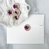 "Magenta Verbena Wax Seal in Pink | Pack of 10" - Wax Seals in pink by Caitlin Home
