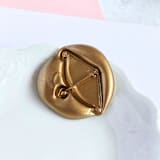 "Cupid's Arrow- Customizable Color- Set of 25 Hand-crafted Wax Seals" - Wax Seals in multicolor by Inkspiringletters
