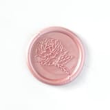 "Peony Wax Seal in Blush Pack of 10" - Wax Seals in pink by Abby Choi