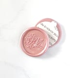 "Peony Wax Seal in Blush Pack of 10" - Wax Seals in pink by Abby Choi