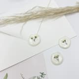 "me Pressed Flower Ivory Wax Seal Baby's Breath Set Of 6" - Wax Seals in white by Christine OMalley