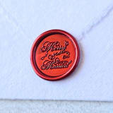 "Merry & Married- Customizable Color- Set of 25 Hand-crafted Wax Seals" - Wax Seals in multicolor by Inkspiringletters