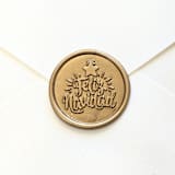 "Feliz Navidad - Customizable Color- Set of 25 Hand-crafted Wax Seals" - Wax Seals in multicolor by Inkspiringletters
