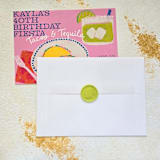 "Lemon- Customizable Color- Set of 25 Wax Seals" - Wax Seals in multicolor by Inkspiringletters