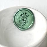 "Daffodil Stem Wax Seal, Pack of 10, Customizable Color" - Wax Seals in multicolorassorted-colors by Abby Choi