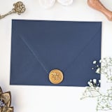 "Happy New Year- Customizable Color- Set of 25 Hand-crafted Wax Seals" - Wax Seals in multicolor by Inkspiringletters