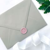 "Bow Wax Seal in Dusty Rose Pack of 10" - Wax Seals in pink by Abby Choi