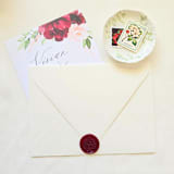 "Pomegranate- Customizable Color- Set of 25 Hand-crafted Wax Seals" - Wax Seals in multicolor by Inkspiringletters