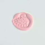 "Fluffy Swan- - Customizable Color- Hand-Crafted Wax Seals- Set of 25" - Wax Seals in multicolor by Inkspiringletters