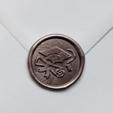 "Customizable Color Graduation Cap and Scroll Self-adhesive Wax Seals, Set of 5" - Wax Seals in multicolorassorted-colors by MC silverlinings