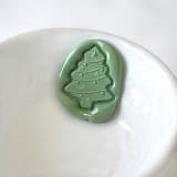 "Christmas Tree Cutout Wax Seals, Pack of 10, Customizable Color" - Wax Seals in multicolorassorted-colors by Abby Choi