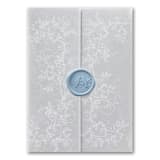 "Love Birds - Dusty Blue - Set of 25" - Wax Seals in blue by Papel Custom Design
