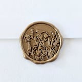 "Wildflower Field- Customizable Color- Set of 25 Hand-crafted Wax Seals" - Wax Seals in multicolor by Inkspiringletters