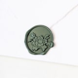 "Sara Bernhardt Peony- Customizable Color- Set of 25 Hand-crafted Wax Seals" - Wax Seals in multicolor by Inkspiringletters