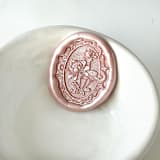 "Vintage Framed Flowers Wax Seal, Pack of 10, Customizable Color" - Wax Seals in multicolorassorted-colors by Abby Choi