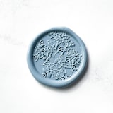 "French Garden in Dusty Blue Pack of 10" - Wax Seals in blue by Abby Choi