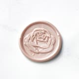 "Rose in Champagne Pack of 10" - Wax Seals in pink by Abby Choi