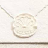 "Clam - Customizable Color- Set of 25 Hand-crafted Wax Seals" - Wax Seals in multicolor by Inkspiringletters