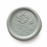 "Floral Self-Adhesive Wax Seal Set of 25" - Wax Seals in multicolorassorted-colors by Papel Custom Design