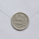 "Customizable Color Happy Mail Self-adhesive Wax Seals, Set of 5" - Wax Seals in multicolorassorted-colors by MC silverlinings