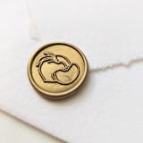 "Peaches- Customizable Color- Set of 25 Hand-crafted Wax Seals" - Wax Seals in multicolor by Inkspiringletters